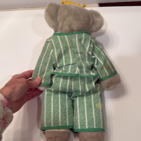 Vintage Rare Eden Toys Babar the Elephant Stuffed Animal Plush Toy 16" - Picture 4 of 4